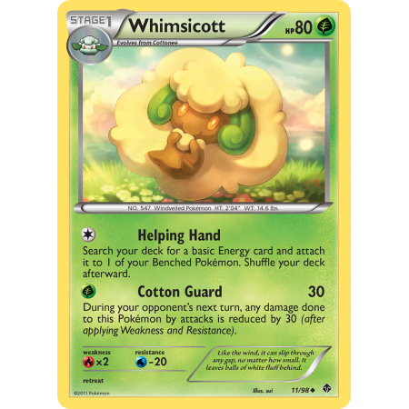 Whimsicott (Reverse Holo)