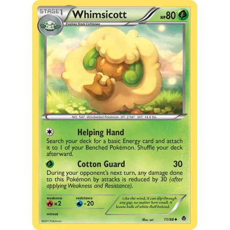 Whimsicott (Reverse Holo)