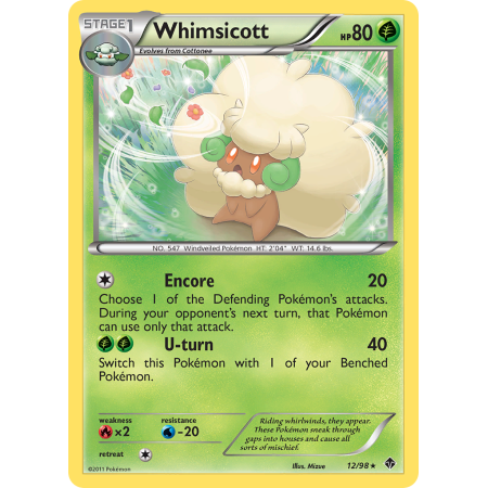 Whimsicott (Reverse Holo)