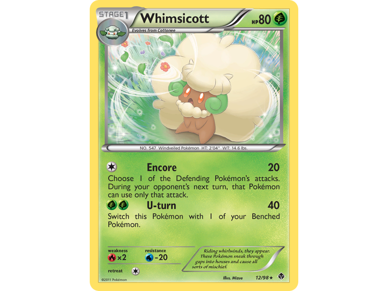 Whimsicott (Reverse Holo)