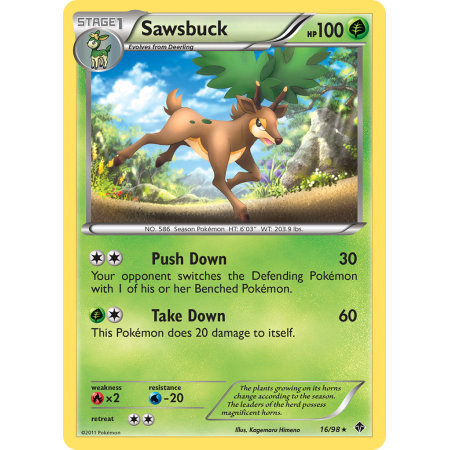 Sawsbuck (Reverse Holo)