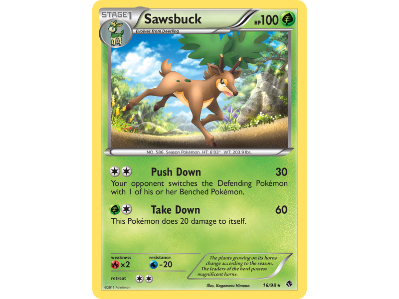 Sawsbuck (Reverse Holo)
