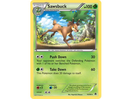 Sawsbuck (Reverse Holo)