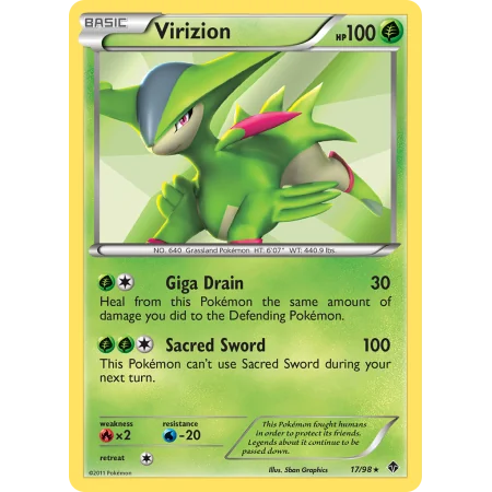 Virizion (Reverse Holo)
