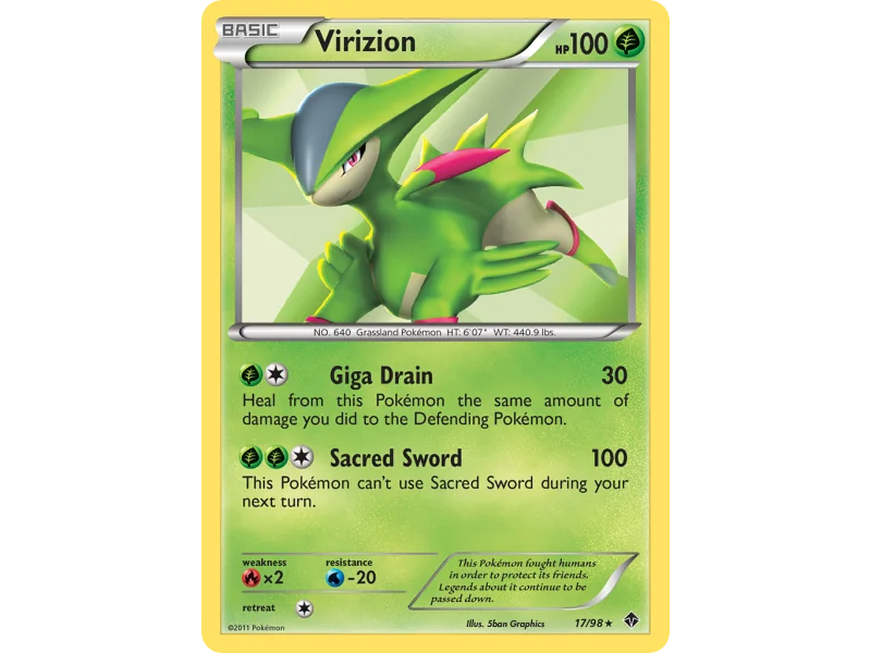 Virizion (Reverse Holo)
