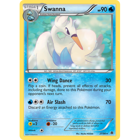 Swanna (Reverse Holo)