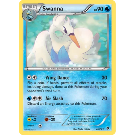 Swanna (Reverse Holo)