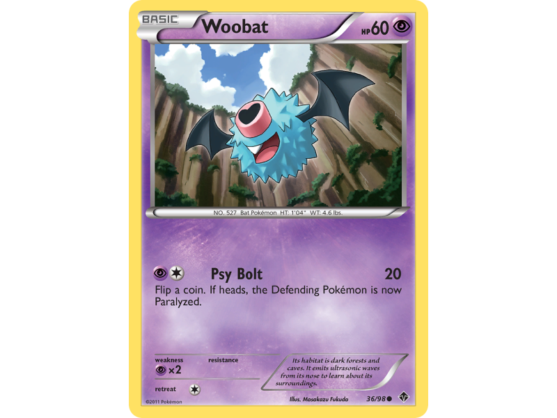 Woobat (Reverse Holo)