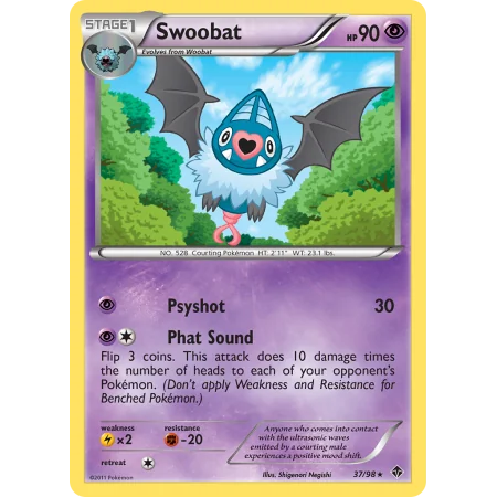 Swoobat (Reverse Holo)