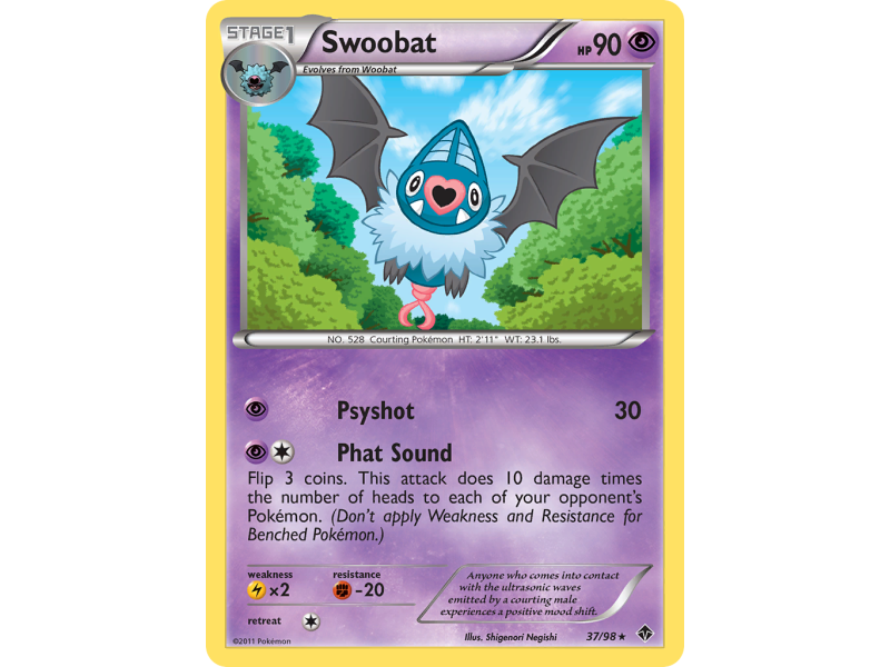 Swoobat (Reverse Holo)