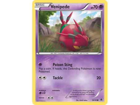 Venipede (Reverse Holo)
