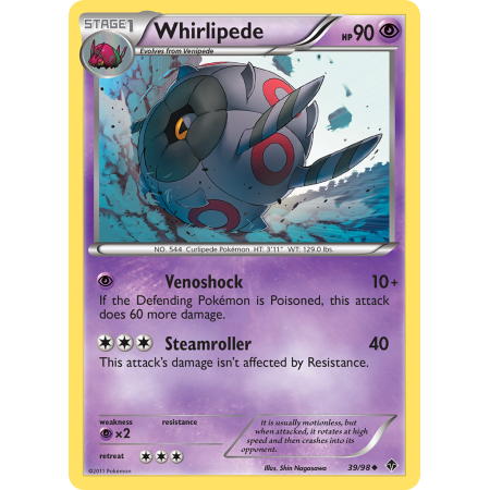 Whirlipede (Reverse Holo)