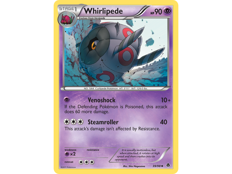 Whirlipede (Reverse Holo)