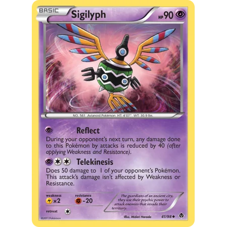 Sigilyph (Reverse Holo)