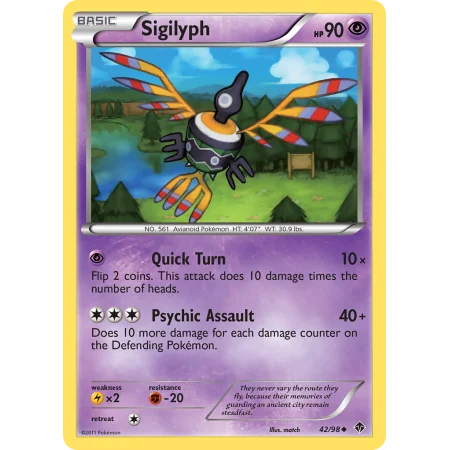 Sigilyph (Reverse Holo)