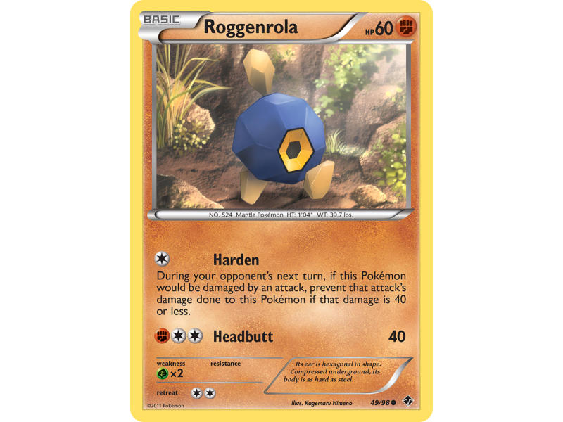Roggenrola (Reverse Holo)
