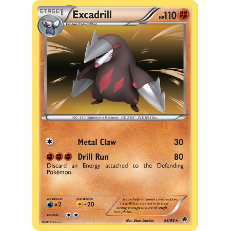 Excadrill (Reverse Holo)