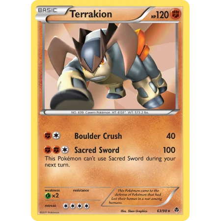 Terrakion (Reverse Holo)