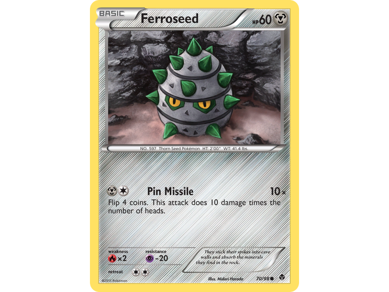 Ferroseed (Reverse Holo)