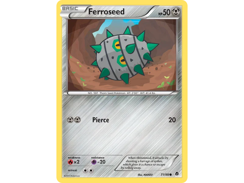Ferroseed (Reverse Holo)