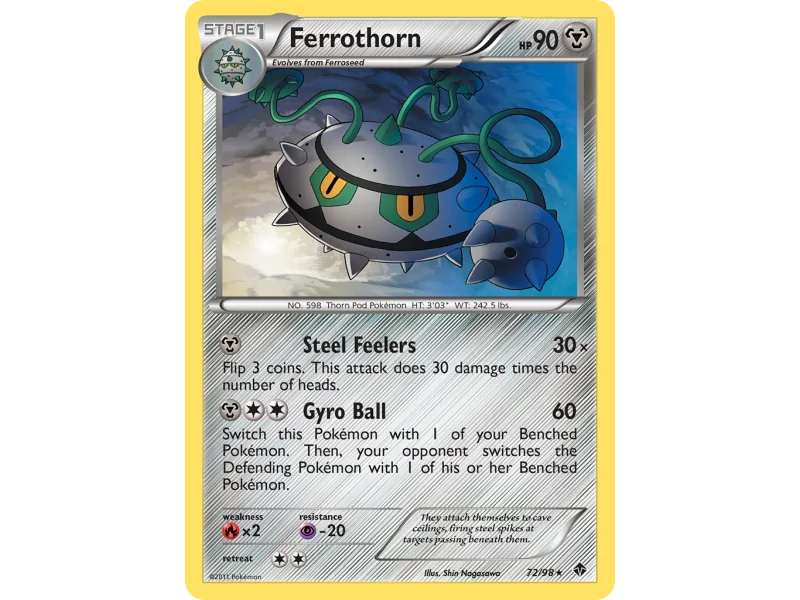 Ferrothorn (Reverse Holo)