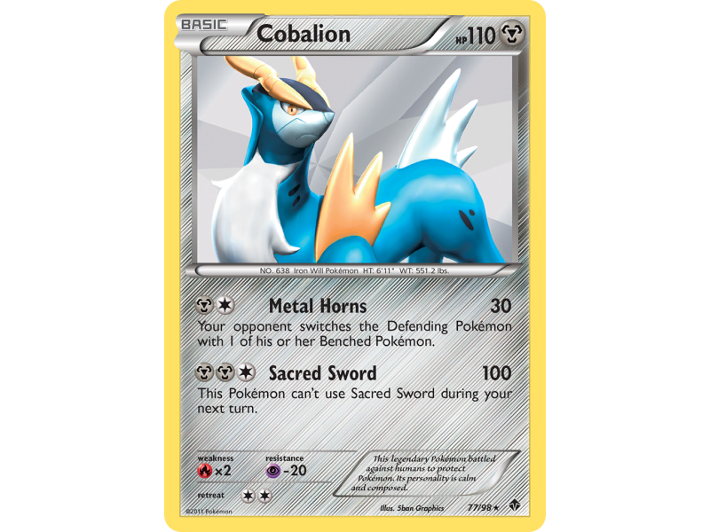 Cobalion (Reverse Holo)