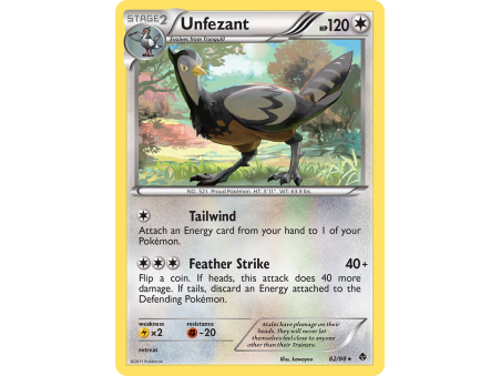 Unfezant (Reverse Holo)