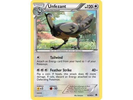 Unfezant (Reverse Holo)
