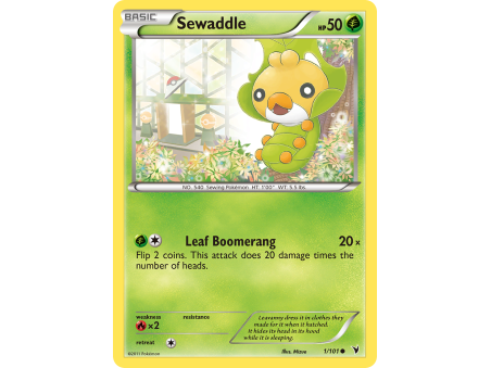 Sewaddle (Reverse Holo)