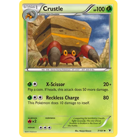 Crustle (Reverse Holo)