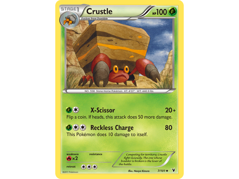 Crustle (Reverse Holo)