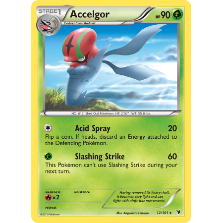 Accelgor (Reverse Holo)