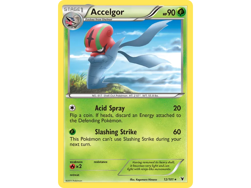 Accelgor (Reverse Holo)