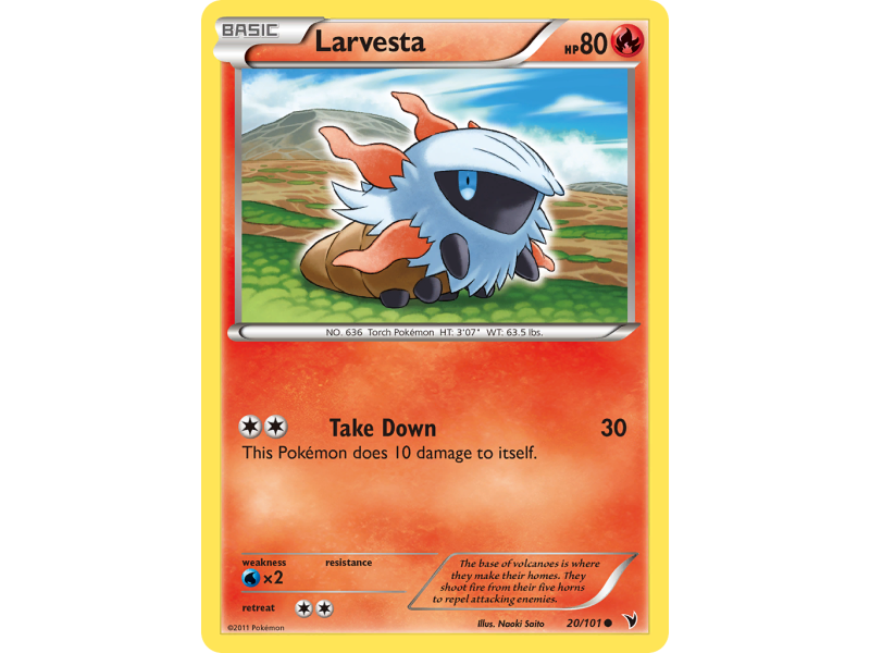 Larvesta (Reverse Holo)