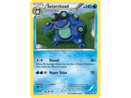 Seismitoad (Reverse Holo)