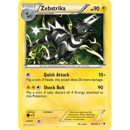 Zebstrika (Reverse Holo)