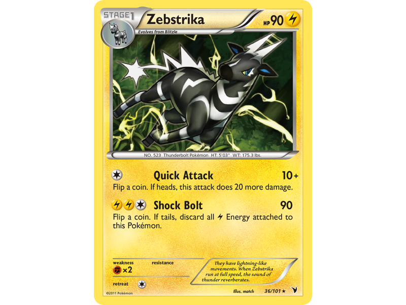 Zebstrika (Reverse Holo)