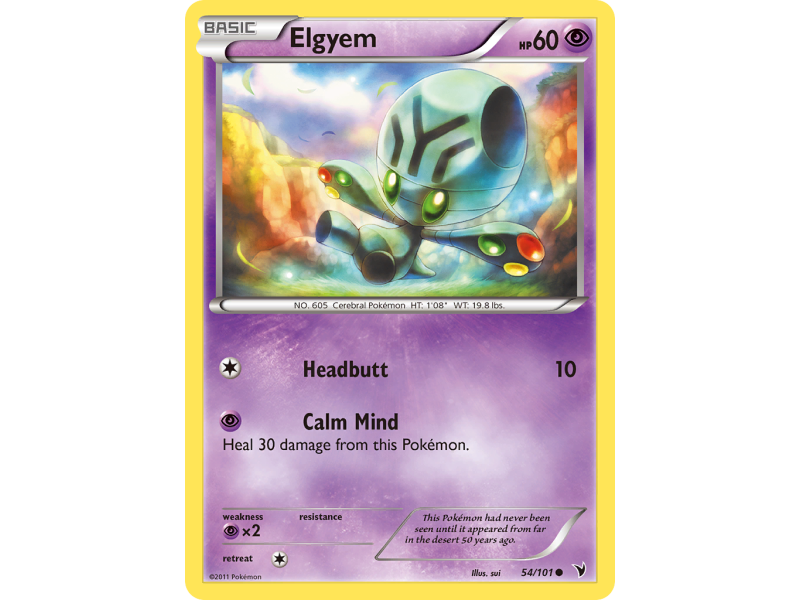 Elgyem (Reverse Holo)