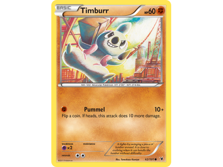 Timburr (Reverse Holo)