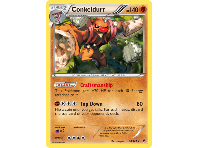 Conkeldurr (Reverse Holo)