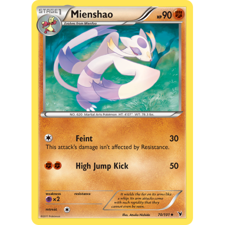 Mienshao (Reverse Holo)