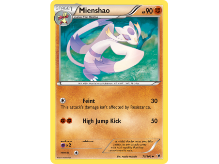 Mienshao (Reverse Holo)