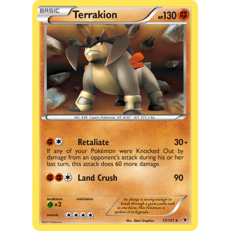 Terrakion (Reverse Holo)