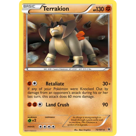 Terrakion (Reverse Holo)