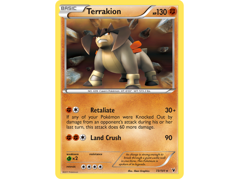 Terrakion (Reverse Holo)