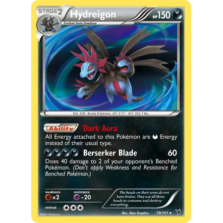 Hydreigon (Reverse Holo)