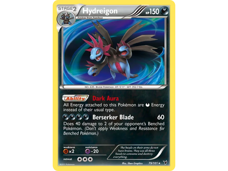 Hydreigon (Reverse Holo)