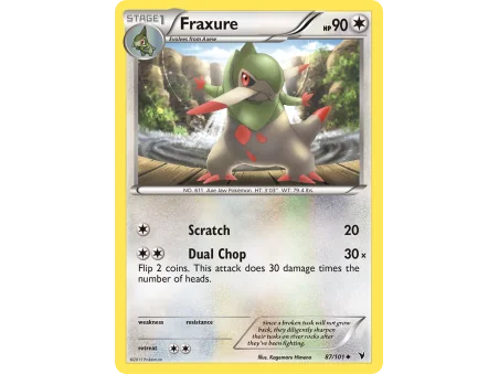 Fraxure (Reverse Holo)
