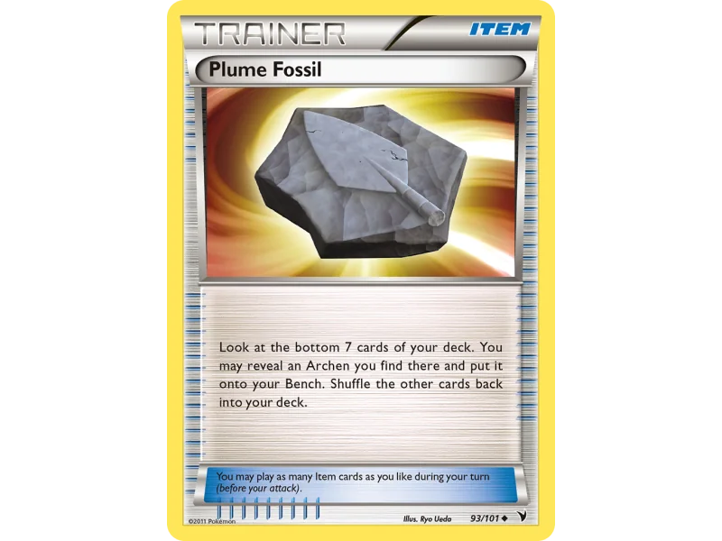Plume Fossil (Reverse Holo)