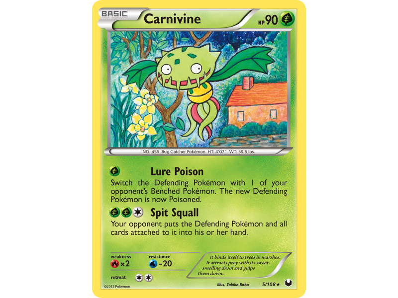 Carnivine (Reverse Holo)